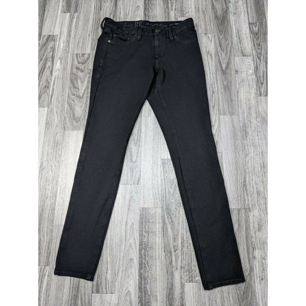 !It Los Angeles Womens Size 27 Lola Skinny Stretch Black Jeggings‎
